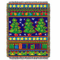 Tree Festivity Throw Blanket