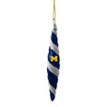 Michigan Wolverines Team Swirl Ornament
