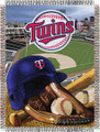 Minnesota Twins MLB Woven Tapestry Throw Blanket