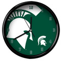 Michigan State Spartans Big Logo Clock