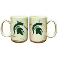 Michigan State Spartans Marble Ceramic Mug