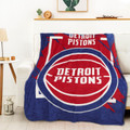 Detroit Pistons Dimensional Throw Blanket