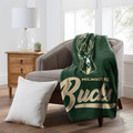 Milwaukee Bucks Signature Raschel Throw Blanket