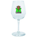 Marshall Thundering Herd Decal Wine Glass