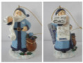 North Carolina Tar Heels Naughty Nice List Santa Ornament