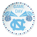 North Carolina Tar Heels Game Day Round Plate