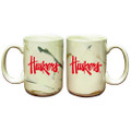 Nebraska Cornhuskers Marble Ceramic Mug