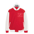 Nebraska Cornhuskers Blown Glass Jacket Ornament