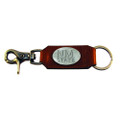 New Mexico State Aggies Brown Leather Keychain