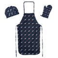Denver Broncos Apron, Mitt, and Chef Hat