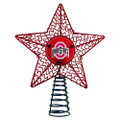 Ohio State Buckeyes Metal Star Tree Topper