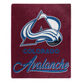 Colorado Avalanche Signature Raschel Throw Blanket