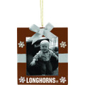 Texas Longhorns Present Picture Frame Ornament