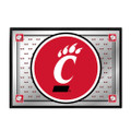 Cincinnati Bearcats Horizontal Framed Mirrored Wall Sign