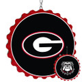 Georgia Bulldogs Bottle Cap Dangler
