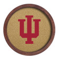 Indiana Hoosiers "Faux" Barrel Framed Cork Board