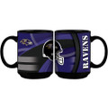 Baltimore Ravens 15 oz. Black Carbon Fiber Mug