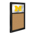 Michigan Wolverines Mirrored Cork Note Board