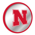 Nebraska Cornhuskers Modern Disc Mirrored Wall Sign