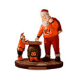 Cincinnati Bengals Checkerboard Santa