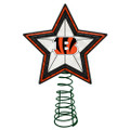 Cincinnati Bengals Art Glass Tree Topper