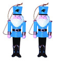 Carolina Panthers 2 Pack Nutcracker Ornament