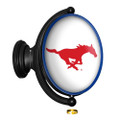 Southern Methodist Mustangs Oval Rotating Lighted Wall Sign