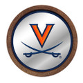 Virginia Cavaliers Barrel Top Mirrored Wall Sign