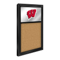 Wisconsin Badgers Mirrored Cork Note Board