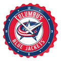 Columbus Blue Jackets Bottle Cap Wall Clock