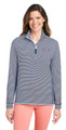 Vineyard Vines Women's Microstripe Sankaty Custom Half-Zip Pullover