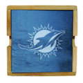 Miami Dolphins Slate Coaster Set