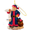 New England Patriots Naughty Nice List Santa Ornament