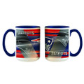 New England Patriots NFL Inner Color Shadow Mug