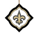 New Orleans Saints Vintage Art Glass Ornament