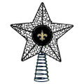 New Orleans Saints Metal Star Tree Topper