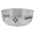 New Orleans Saints Glass Serving Bowl