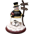 New Orleans Saints 1st Edition Snowman Figurine