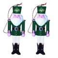 New York Jets 2 Pack Nutcracker Ornament