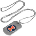 Illinois Fighting Illini Dog Tag