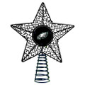 Philadelphia Eagles Metal Star Tree Topper