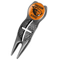 Oregon State Beavers Black Crosshairs Divot Tool