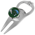Tulane Green Wave Hat Trick Golf Divot Tool
