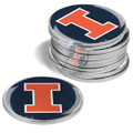 Illinois Fighting Illini 12-Pack Golf Ball Markers