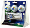 Kansas Jayhawks Golf Ball Gift Pack with Kool Tool