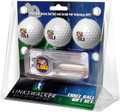 LSU Tigers Golf Ball Gift Pack with Kool Tool