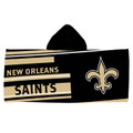 New Orleans Saints Hooded Youth Beach Towel