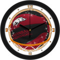 Arkansas Razorbacks Slam Dunk Wall Clock
