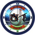 Auburn Tigers Home Run Wall Clock