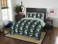 Michigan State Spartans 7 Piece Queen Bed in a Bag Set